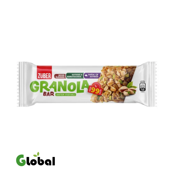 بار جرانولا بالفستق الحلبي 25 جرام × 15 قطعة