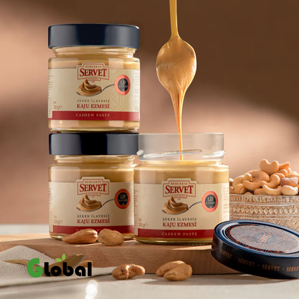 زبدة الكاجو بدون سكر مضاف 3 عبوات