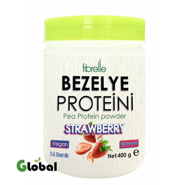فايبريل بروتين البازلاء بنكهة الفراولة 400 جم