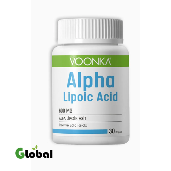 فوونكا ألفا ليبويك أسيد 600 مجم – مكمل مضاد للتقدم في العمر – 30 كبسولة ✨