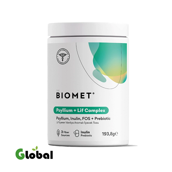 بيوميت Psyllium + Lif Complex 250 جرام - سائل تكميلي غذائي