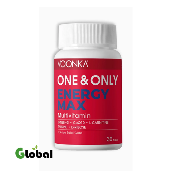 ڤونكا ون آند أونلي إنرجي ماكس – مكمل متعدد الفيتامينات للطاقة – 30 قرص