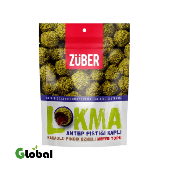 لقمة كرات الفواكه بالفستق الحلبي 96 جرام × 6 قطع