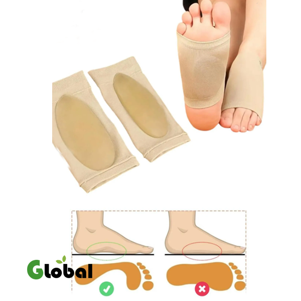 أكيستوريا ميد بطانة دعم قوس القدم مع سيليكون (FC-022)