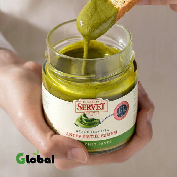 زبدة الفستق الحلبي بدون سكر 200 جرام