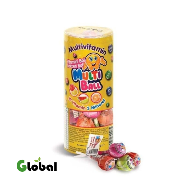 ملتيبول مصاصات الفيتامينات المتعددة – 15 قطعة