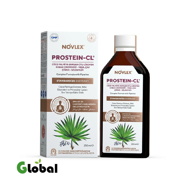 نوفلكس® بروستين-سي إل مستخلص النخيل القزم سائل تكميلي غذائي 250 مل
