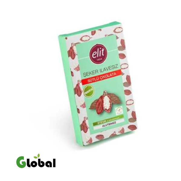 شوكولاتة حليب خالية من السكر ومدعمة بالبريبايوتيك 60 غرام خالية من الجلوتين