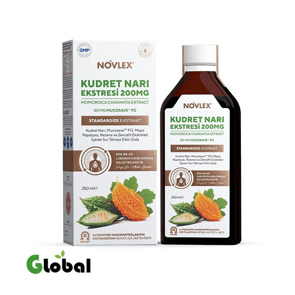 نوفليكس® مستخلص الكُدْرَت نارِي (موموردِكا)، الشمر، بابونج مايو، موكوسيف FG، ومستخلص الزنجبيل 250 مل
