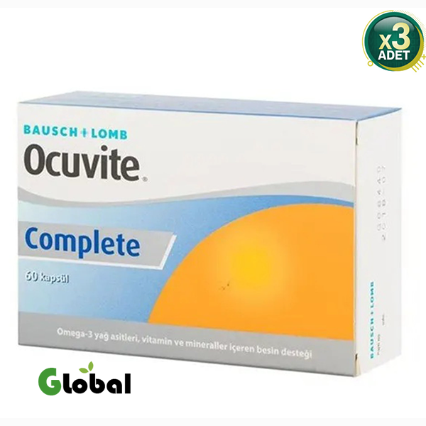 أوكوفيت كومبليت زيت السمك - 60 كبسولة × 3 عبوات