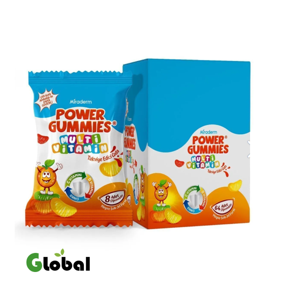 ميرادرم باور جيلي فيتامين متعدد للأطفال – 60 حبة