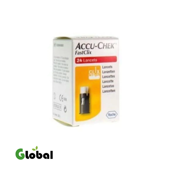 إبر وخز Accu-Chek FastClix – عبوة تحتوي على 24 إبرة